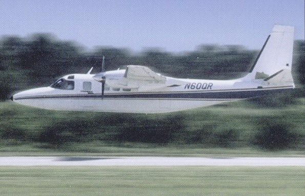 First Flight of Prototype with two 600 HP ORENDA V8's